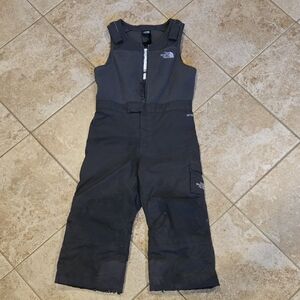 The North Face Kids Charcoal Snow Bibs